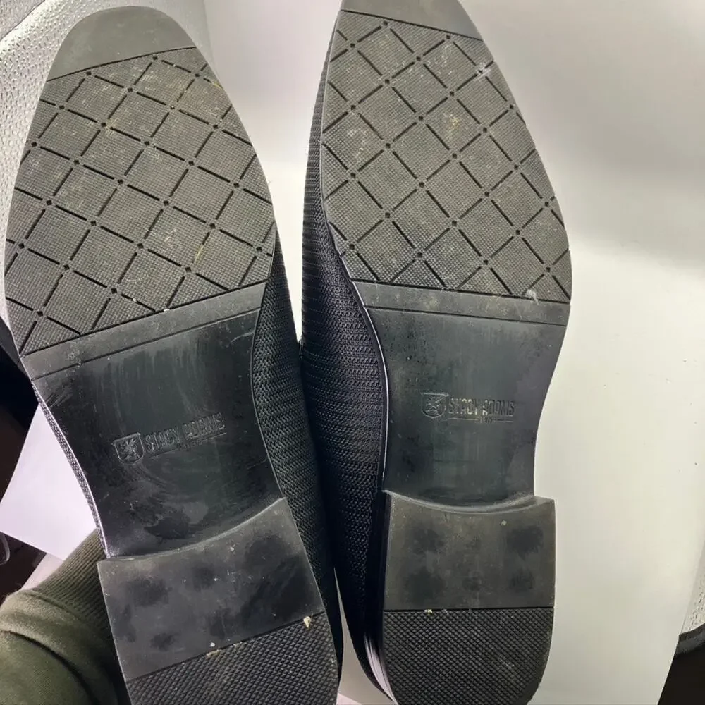 Stacy Adams Tazewell Slip On‎ Loafers Dress Shoes 25343 Black Size 13M Slip On